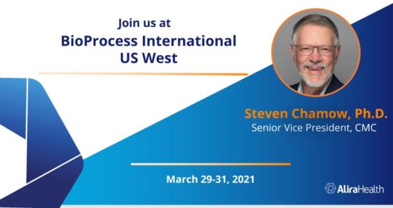 Join Steven Chamow at Bioprocess International US West on March 29-31, 2021
